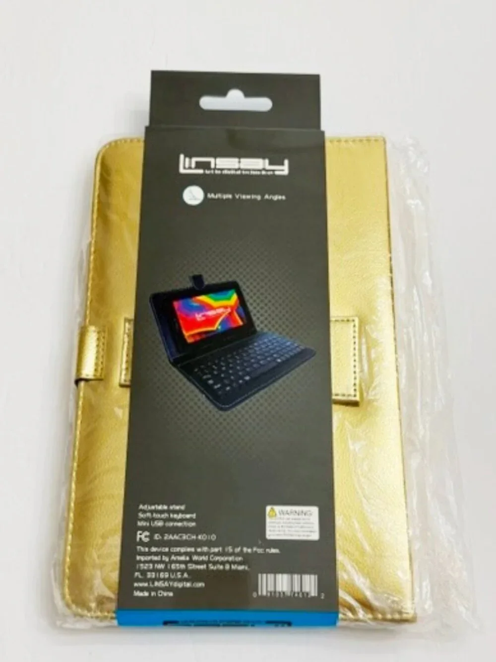 Linsay Deluxe Edition Protective Case For Tablet PC w/ Keyboard 10.1
